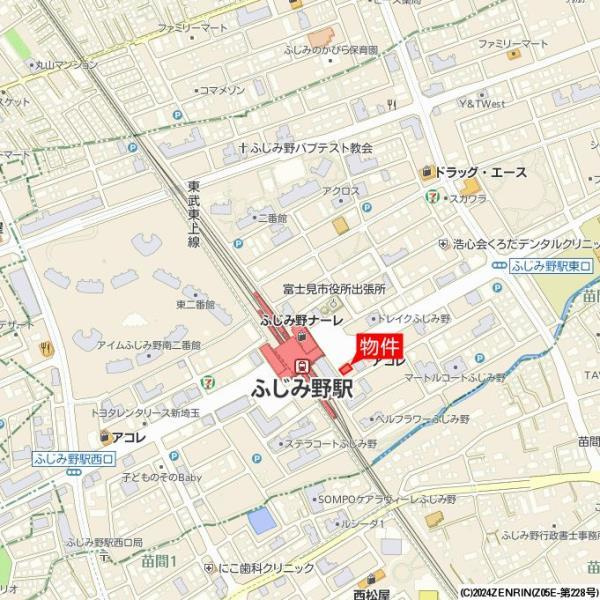 メローウィンドふじみ野の地図