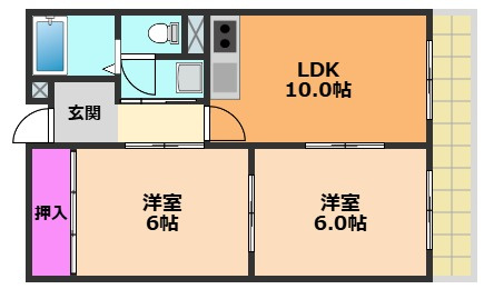 【間取り】 | メゾンヴィラージュ