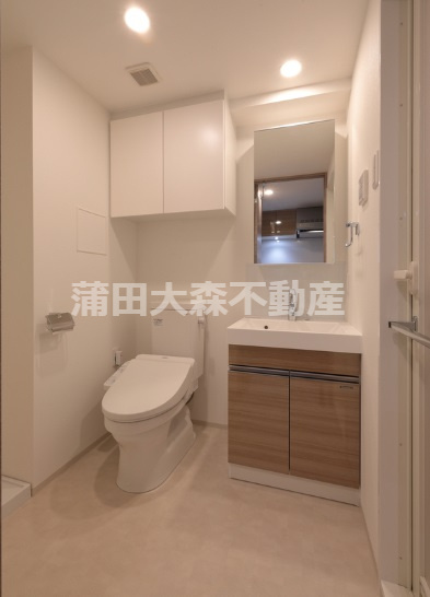 ECREDE蒲田EASTの洗面所