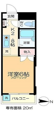 クレセント北山の間取り