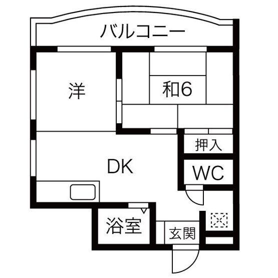 【間取り】 | レジデンス光和N104
