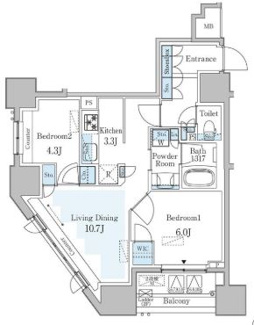 【間取り】 | GRAN PASEO横濱関内PREMIUM