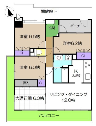 【間取り】 | サーパス新田