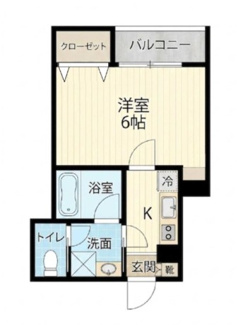 【間取り】 | パレス・フォンテーヌ | 間取りです。