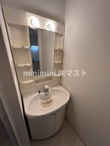 レジディア京町堀の洗面所