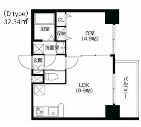 アーバネックス梅田東の間取り
