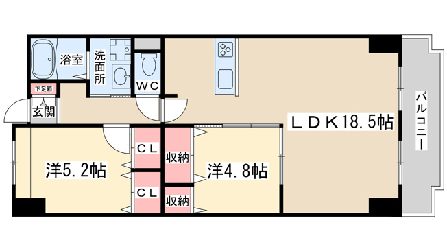 【間取り】 | インプルーブ天満橋
