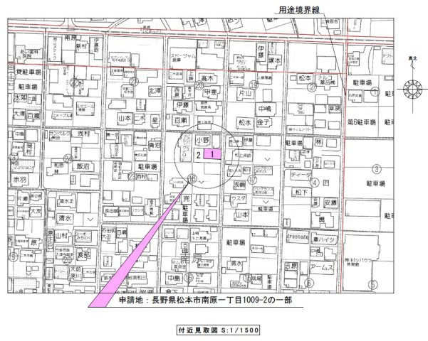 松本市南原1丁目　新築一戸建ての地図|生活利便施設も近隣に充実の立地です