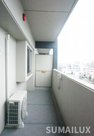 熊本市中央区新大江３丁目の賃貸マンションのバルコニー