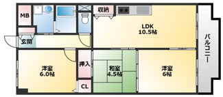 【間取り】 | シャルルコートラペ