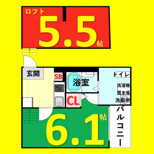 Core　Kanayama(コアカナヤマ)　名古屋市賃貸　仲介手数料無料の間取り