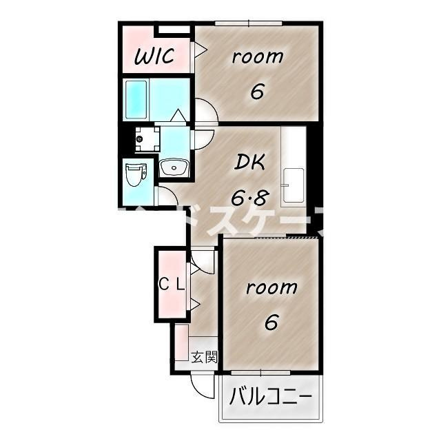 アルデンヌＡの間取り|高崎、前橋のお部屋探しはエンドスケープまで！お客様の理想お聞かせ下さい♪