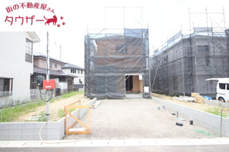 【外観】 | 須賀川第一小学校・須賀川第一中学校区　GRADLE GAEDEN 須賀川市影沼町　第４　全３棟　３号棟 | 東側から見た現状写真です♪　日当たり良好の物件です♪