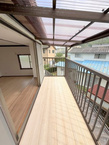 呉市焼山此原町の一戸建てのバルコニー