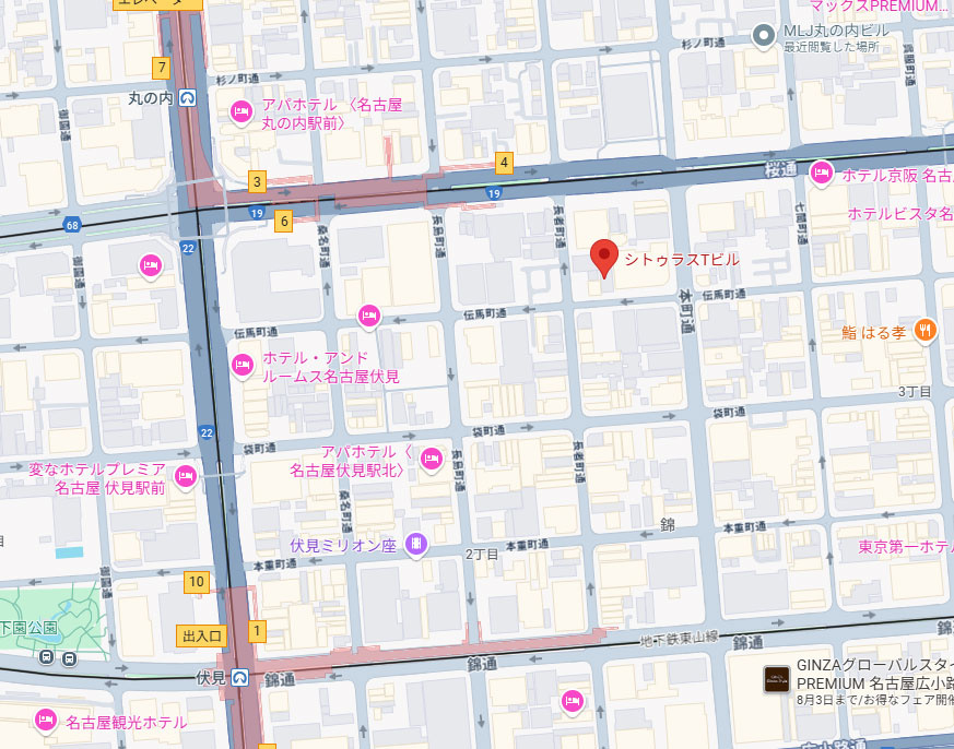 FIBART（ファイバート）の地図