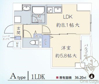 プログレスコート梅田北の間取り