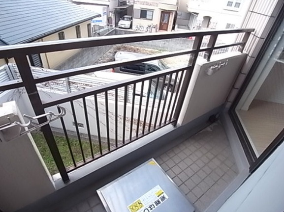 甲子園口ガーデンホームズのバルコニー