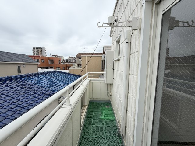 六甲ハイツのバルコニー