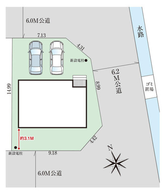 【区画図】 | 新築住宅　香南市野市町西野６期①