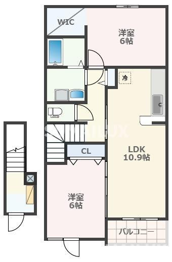 シェールの間取り