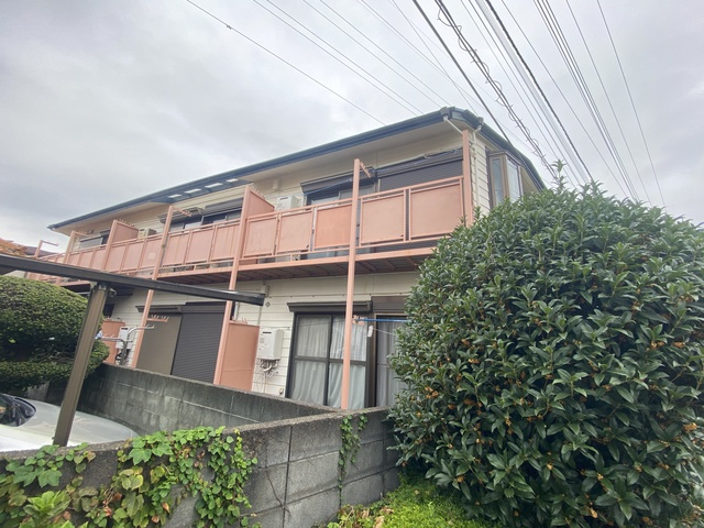 ハローハイツの外観|全室南向き日当たり良好