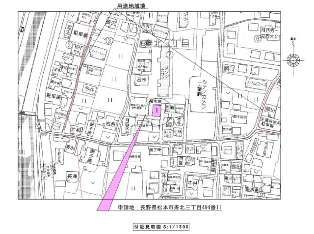 松本市寿北3丁目　新築一戸建ての地図|生活利便施設も充実した立地です