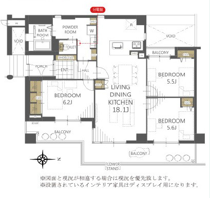 エルタウン学園６の間取り|間取り図。