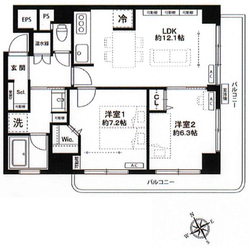 ホワイトパレスの間取り