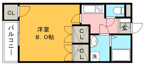 ブリランテ金丸小路の間取り