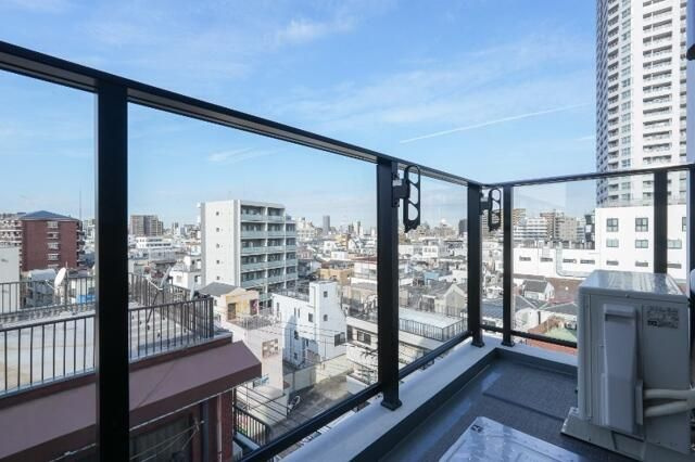 ドゥーエ日暮里Ⅲのバルコニー