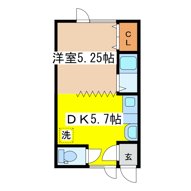 パールコートＪｕＪｕの間取り
