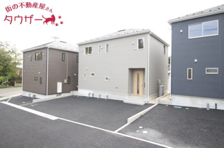【外観】 | 二本松北小学校・二本松第一中学校区　GRADLE GAEDEN 二本松市郭内　第５　全６棟　５号棟 | 北側から見た現状写真です♪　日当たり良好の物件です♪