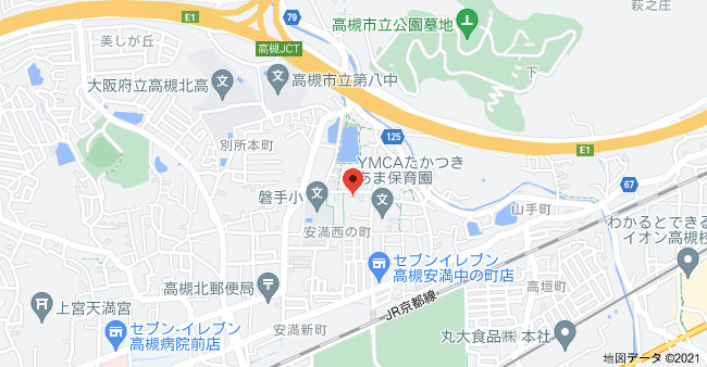 シャーメゾン安満の地図