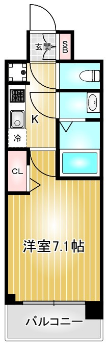 プレサンスTHE栄｜名古屋市の賃貸ならMy賃貸の間取り|プレサンスTHE栄