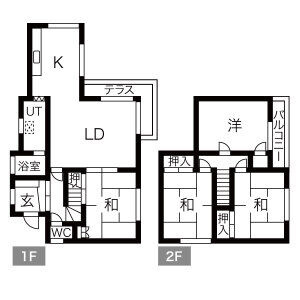 【間取り】 | 月寒東3条15丁目戸建て