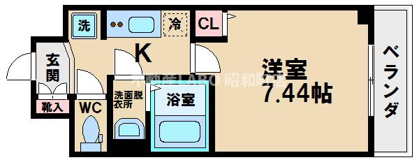 エスティライフ天王寺東の間取り