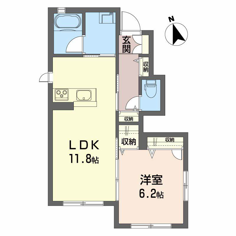 シャーメゾン エルデの間取り