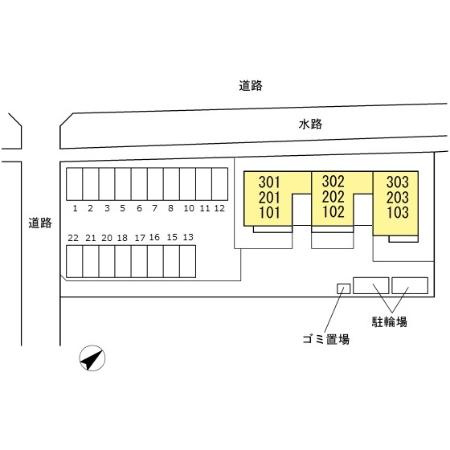 アルカサールの区画図