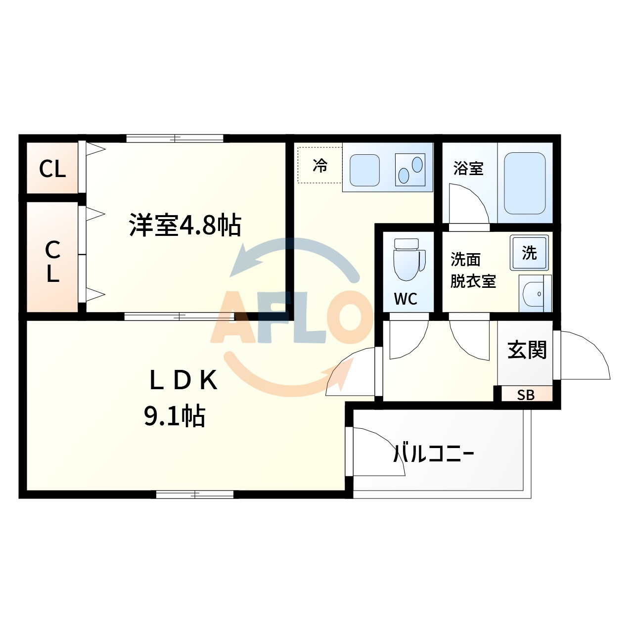 Mi・Casa阿倍野昭和町の間取り|Mi・Casa阿倍野昭和町　間取り