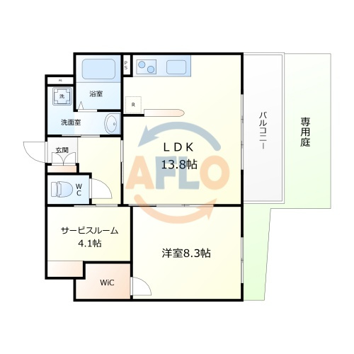 サンテ・文の里ハイム　常盤小学校区の間取り|サンテ・文の里ハイム　