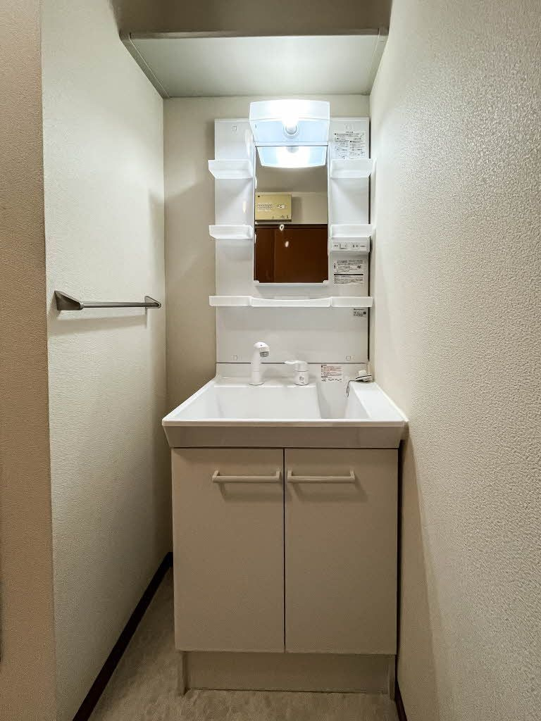 アメニックス福山 七番館の独立洗面台