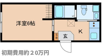 【間取り】 | THE UNDERZ SUITE RESIDENCE | 内見可能★初期約２０万円▶︎NET光無料▶︎オンライン申込可
