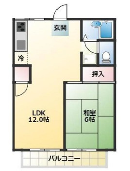 神戸市西区富士見が丘４丁目のハイツ