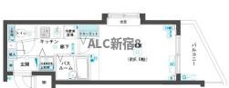 フェニックス西新宿壱番館の間取り