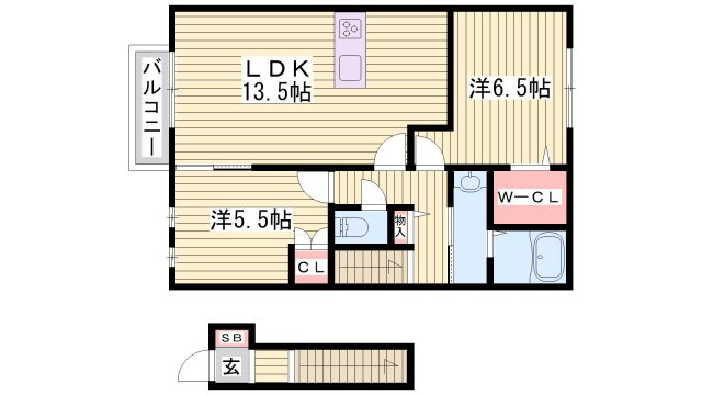 ベルシンフォニーの間取り