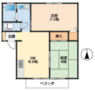 【間取り】 | フレーシェル中尾 | ※図面と現況が異なる場合は現況を優先させて頂きます