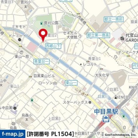 メゾン鳳月の地図
