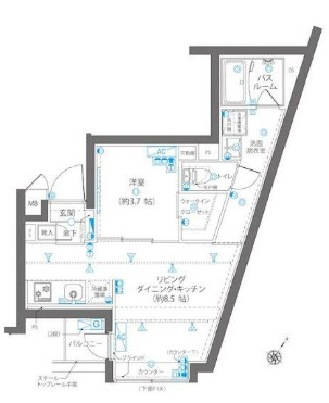 ZOOM碑文谷の間取り