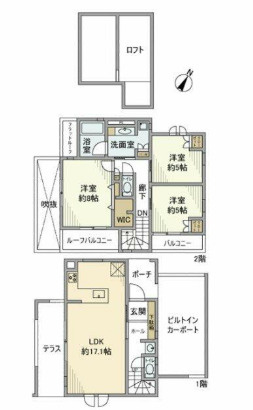 柿の木坂２丁目戸建