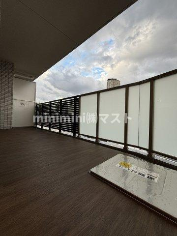 大阪市中央区松屋町住吉の賃貸マンションのバルコニー